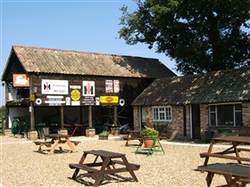 Photo:The courtyard area showing the old Woodshed