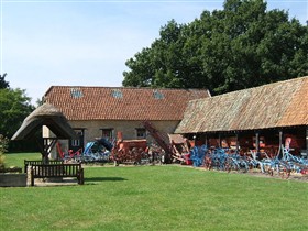 Photo:Back of the Museum showing the Well and Exhibits