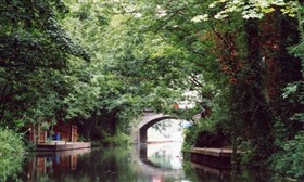 Photo:Town Bridge with boat users facilities to the left.